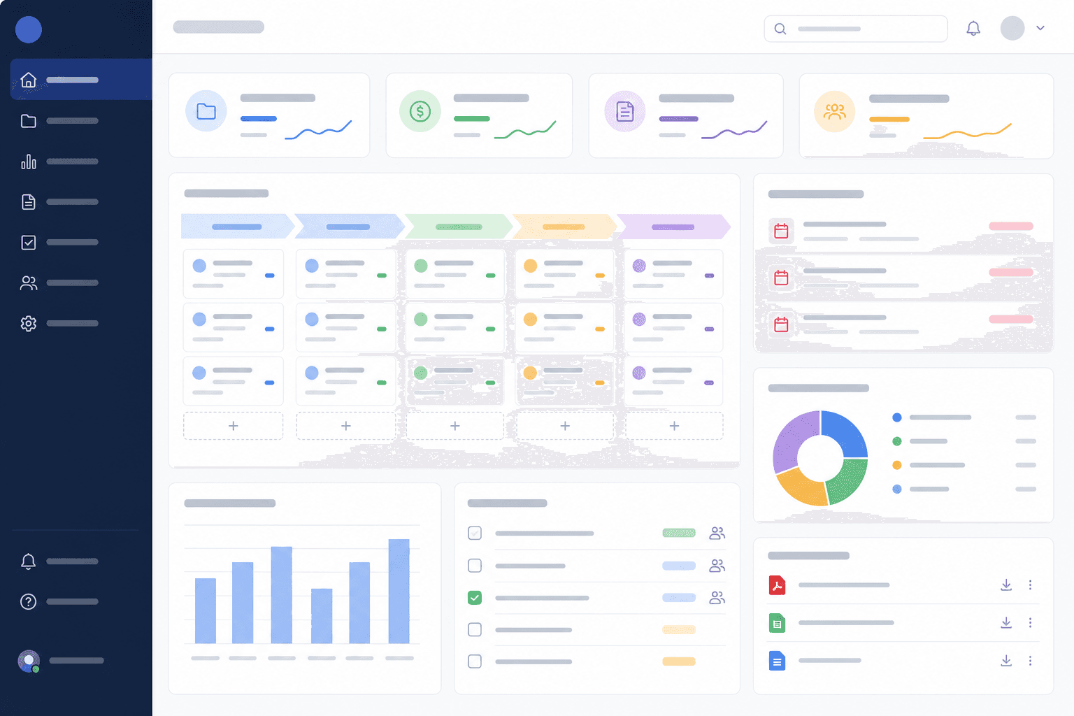 Grant management software dashboard for nonprofit grant pipeline, deadlines, and reports