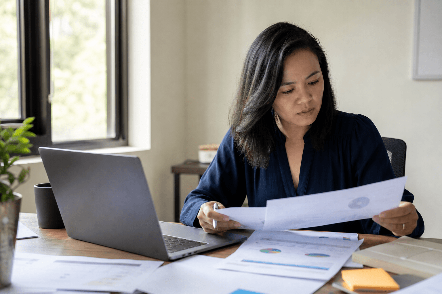 Evaluation metrics table for a grant proposal