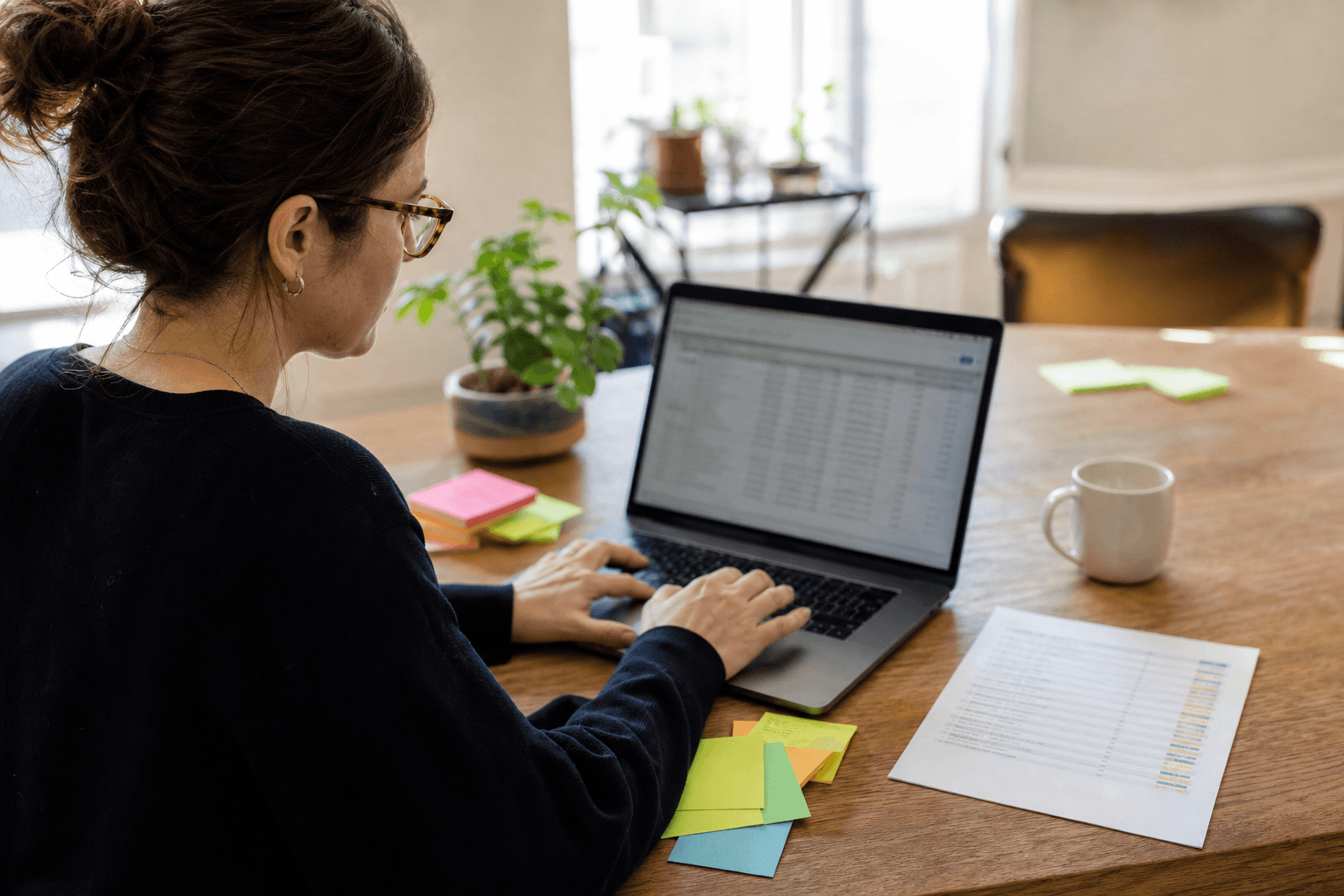 Grant tracker status columns from researching to awarded and reporting