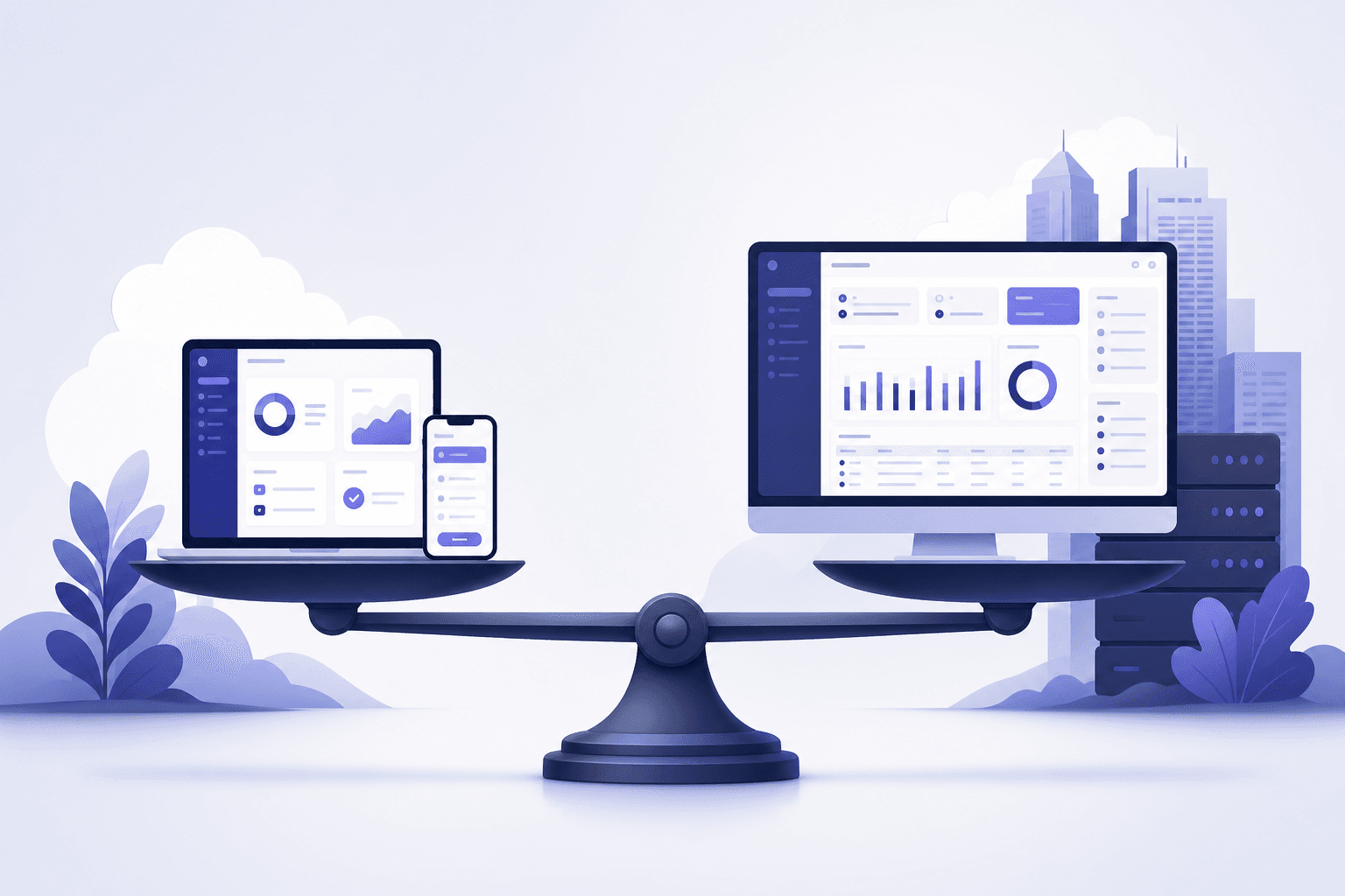 Side-by-side comparison of GrantCue and Instrumentl grant management platforms showing pricing and eligibility differences
