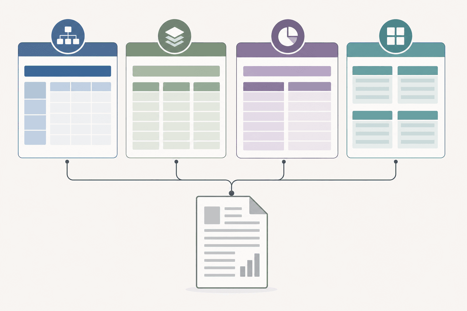 Comparison of project, operating, capital, and event budget structures