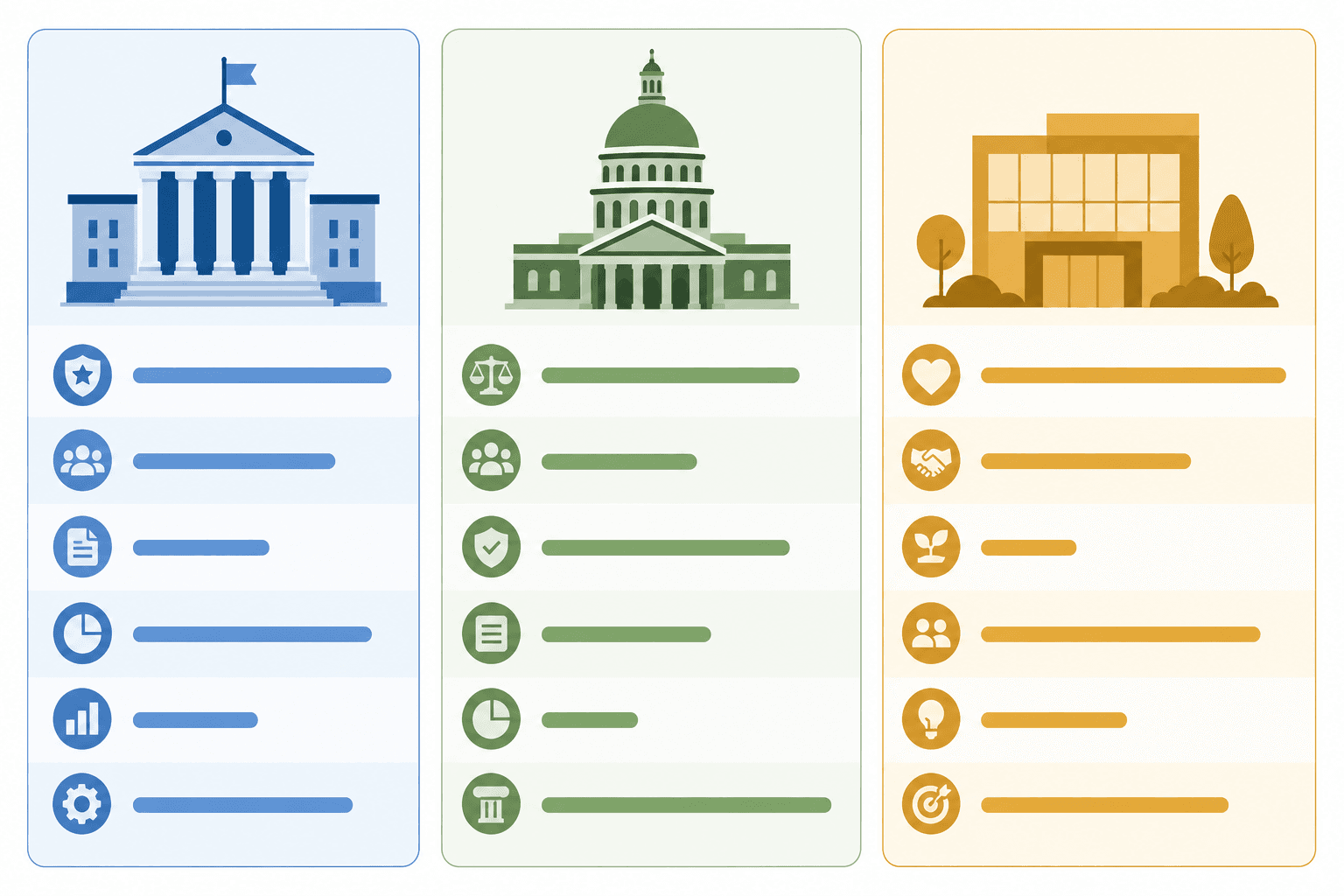Comparison of federal, state, and private foundation proposal requirements