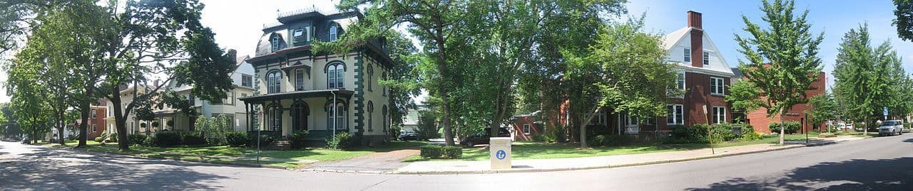 Downtown Lock Haven on West Main Street